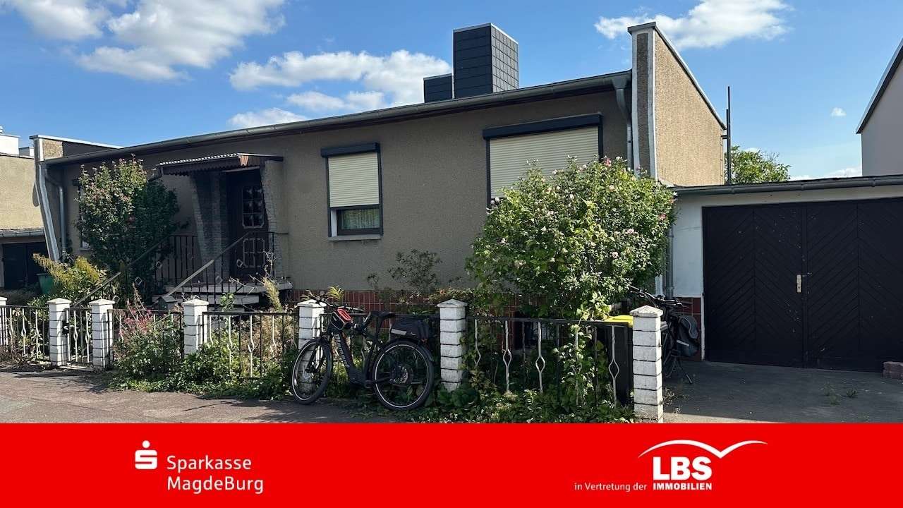 Vorderansicht Vorderansicht - Einfamilienhaus in 39120 Magdeburg mit 92m² kaufen