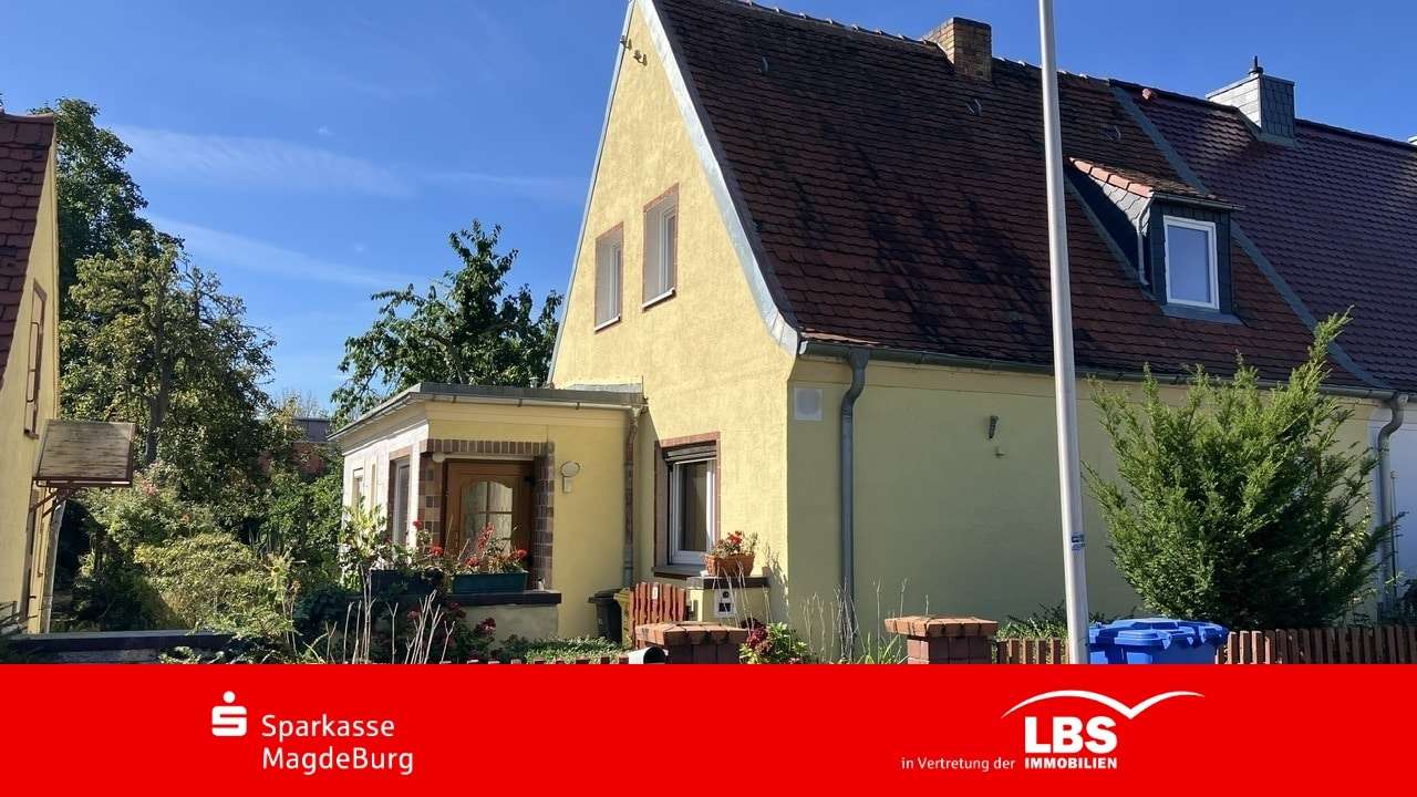 Vorderansicht Vorderansicht - Doppelhaushälfte in 39128 Magdeburg mit 85m² kaufen