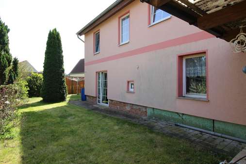 Gartenseite Haus 1 Gartenseite Haus 1 - Einfamilienhaus in 39326 Jersleben mit 110m² kaufen
