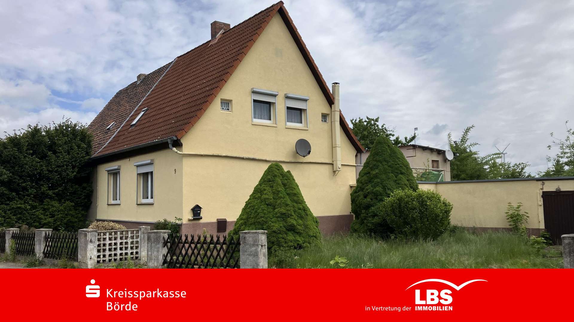 Straßenansicht - Doppelhaushälfte in 39365 Eilsleben mit 89m² kaufen