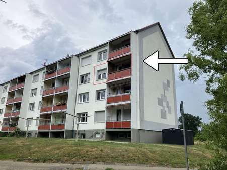 Rückansicht Rückansicht - Etagenwohnung in 39356 Walbeck mit 59m² kaufen