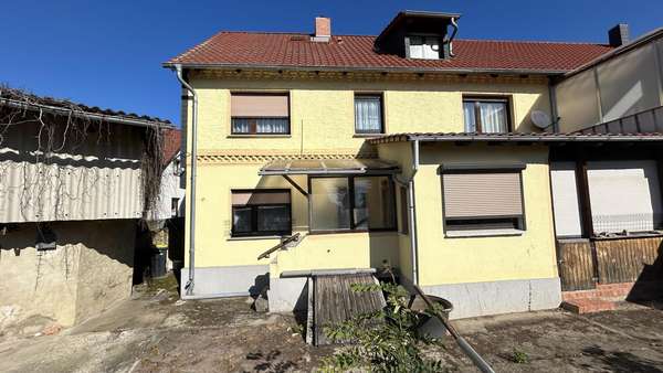 Rückansicht Rückansicht - Doppelhaushälfte in 39393 Ausleben mit 120m² kaufen