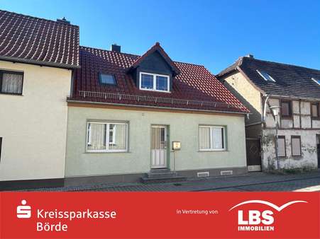 Straßenansicht - Reihenmittelhaus in 39164 Wanzleben-Börde mit 140m² kaufen