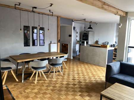 Wohn- / Essbereich - Dachgeschosswohnung in 39108 Magdeburg mit 79m² kaufen