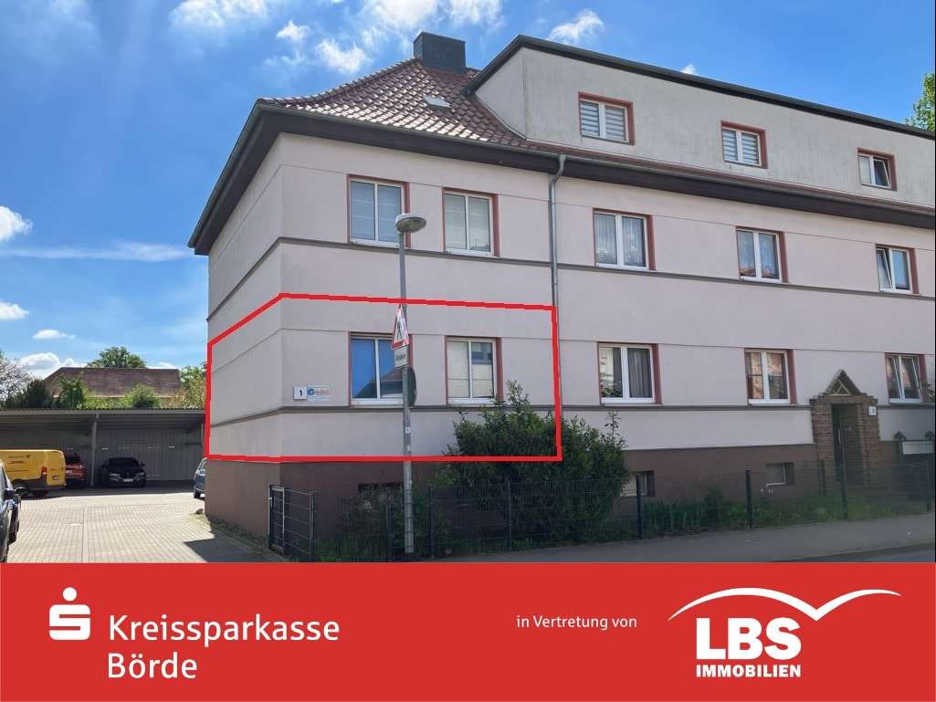 Strassenansicht markiert - Erdgeschosswohnung in 39340 Haldensleben mit 44m² kaufen