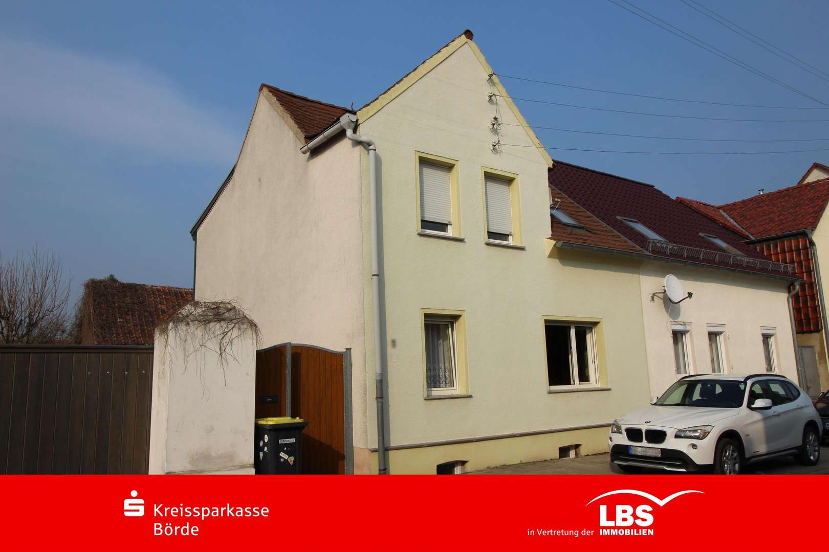 Straßenansicht - Doppelhaushälfte in 39171 Sülzetal mit 93m² kaufen