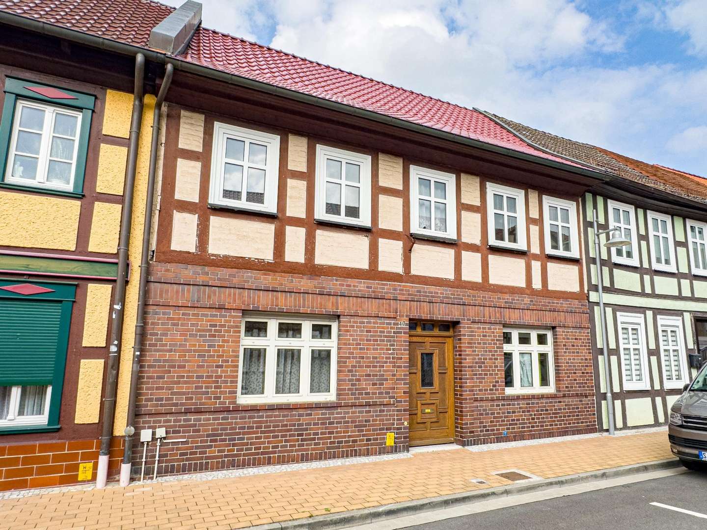 Wohnhaus Straßenansicht! - Reihenmittelhaus in 29410 Salzwedel mit 102m² kaufen