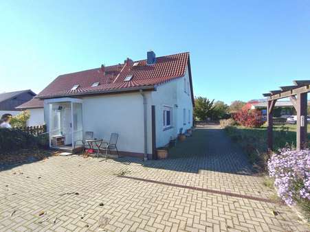 Wohnhaus mit Anbau Hofansicht! - Doppelhaushälfte in 29410 Salzwedel mit 84m² kaufen