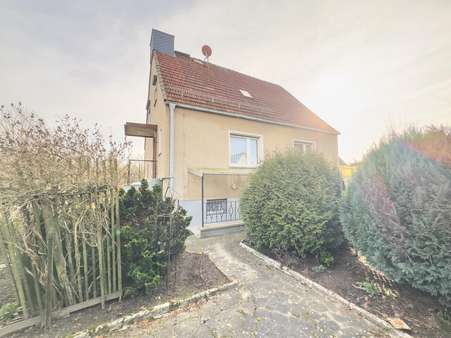 Wohnhaus Rückseite Gartenansicht - Einfamilienhaus in 39624 Kalbe mit 110m² kaufen