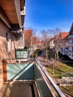 Balkon / untere Ebene - Maisonette-Wohnung in 99092 Erfurt mit 85m² kaufen