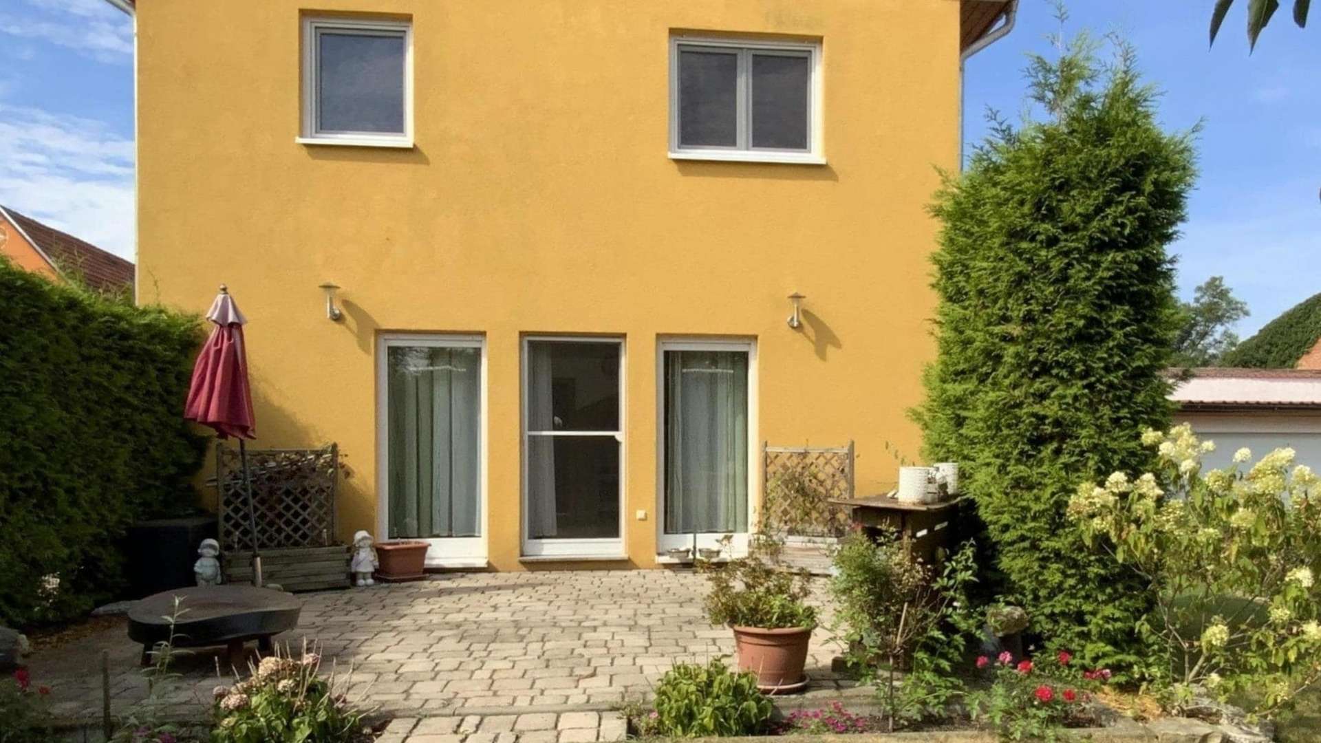 Gartenansicht - Einfamilienhaus in 99610 Sömmerda mit 110m² kaufen