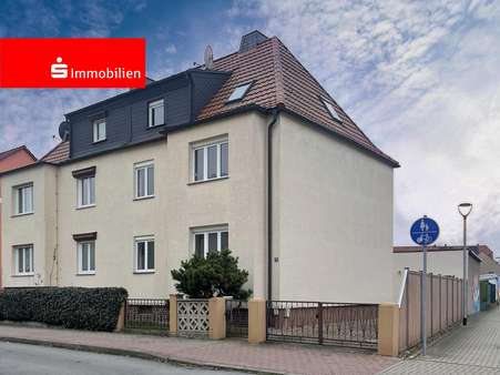 Giebelansicht - Doppelhaushälfte in 99610 Sömmerda mit 136m² kaufen