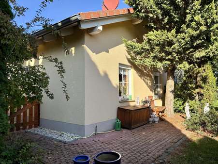 Frühstück Terrasse - Bungalow in 99439 Am Ettersberg mit 99m² kaufen