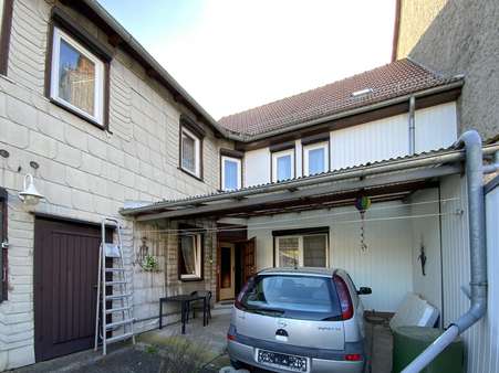 Rückansicht Rückansicht - Reihenmittelhaus in 99610 Sömmerda mit 120m² kaufen