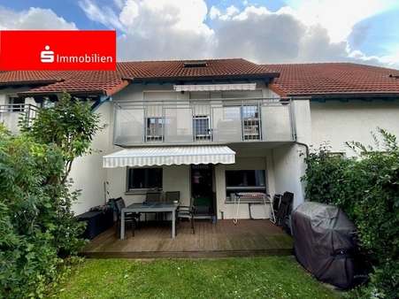 Gartenansicht Gartenansicht - Reihenmittelhaus in 99098 Erfurt mit 124m² kaufen