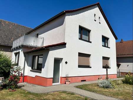 Straßenansicht Straßenansicht - Einfamilienhaus in 99752 Bleicherode mit 200m² kaufen