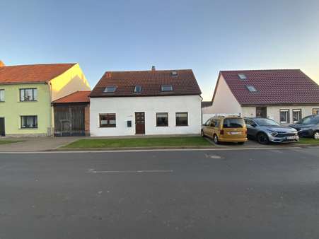 Straßenansicht - Einfamilienhaus in 06556 Borxleben mit 200m² kaufen