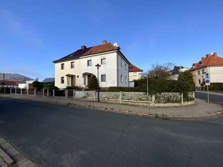 Straßenansicht Straßenansicht - Doppelhaushälfte in 99706 Sondershausen mit 100m² kaufen