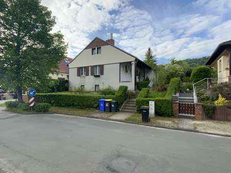 Blick von der Straße - Einfamilienhaus in 99706 Sondershausen mit 105m² kaufen