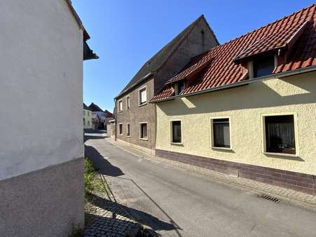 Blick von der Straße - Einfamilienhaus in 06567 Bad Frankenhausen mit 120m² kaufen