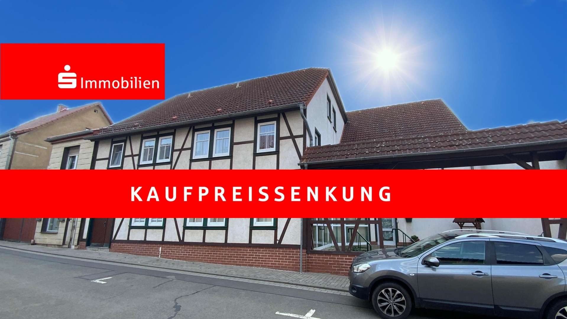 Frontansicht - Zweifamilienhaus in 99955 Herbsleben mit 243m² als Kapitalanlage kaufen