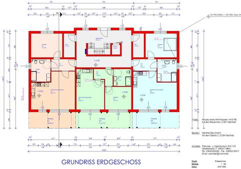 Grundriss Erdgeschoß - Erdgeschosswohnung in 37281 Wanfried mit 55m² kaufen