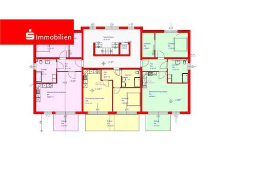 Grundriss OG - Etagenwohnung in 37281 Wanfried mit 78m² kaufen