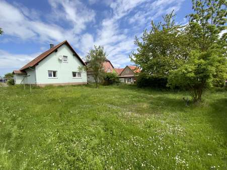 Gartenansicht - Einfamilienhaus in 99996 Unstruttal mit 120m² kaufen