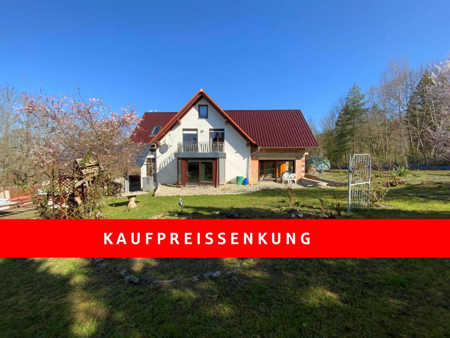 Ansicht vom Garten Ansicht vom Garten - Einfamilienhaus in 99994 Nottertal-Heilinger Höhen mit 110m² kaufen