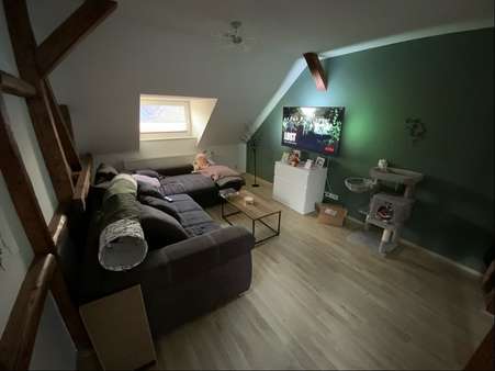 Wohnzimmer DG - Mehrfamilienhaus in 99759 Sollstedt mit 234m² kaufen