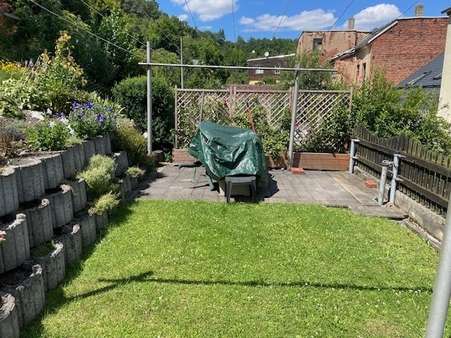 Terrasse - Zweifamilienhaus in 07973 Greiz mit 120m² kaufen