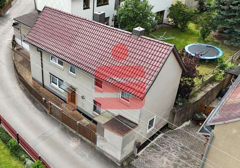 Luftaufnahme - Einfamilienhaus in 07557 Crimla mit 110m² kaufen