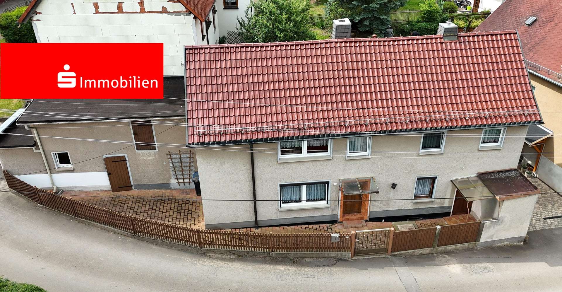 Luftaufnahme - Einfamilienhaus in 07557 Crimla mit 110m² kaufen