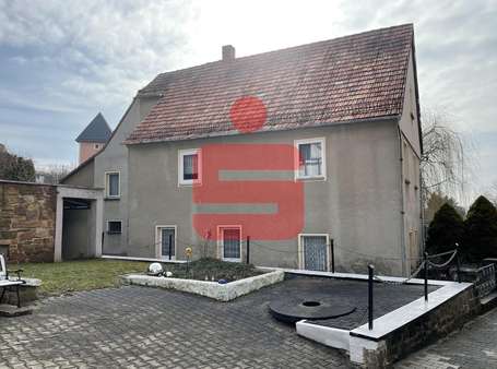 Außenansicht Rückseite Außenansicht Rückseite - Einfamilienhaus in 07980 Berga-Wünschendorf mit 85m² kaufen