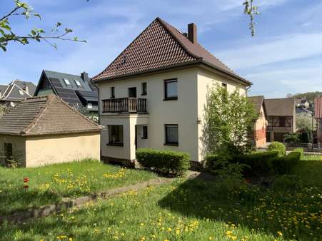 Hinteransicht - Einfamilienhaus in 07333 Unterwellenborn mit 150m² kaufen