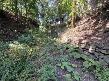 Großes Freizeitgrundstück mit Gartenhütte und Nebengebäude