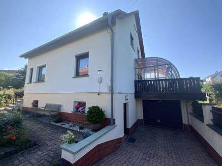 Vorderansicht - Einfamilienhaus in 07333 Unterwellenborn mit 134m² kaufen