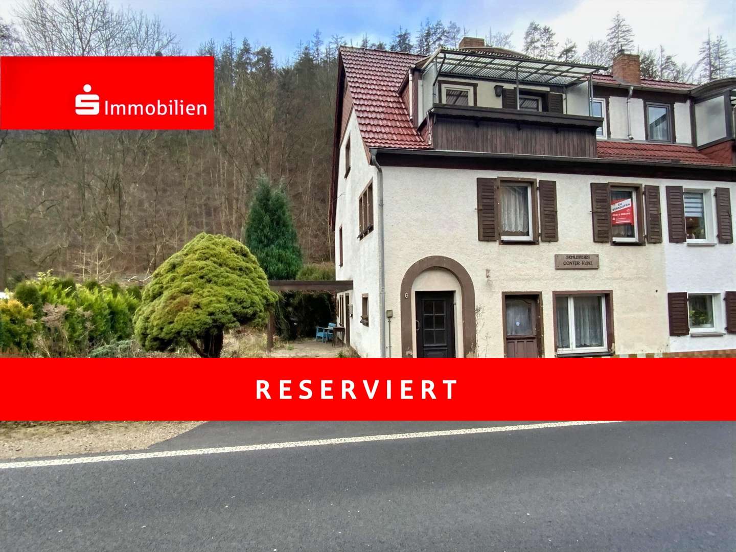 Vorderansicht Vorderansicht - Doppelhaushälfte in 07338 Leutenberg mit 110m² kaufen