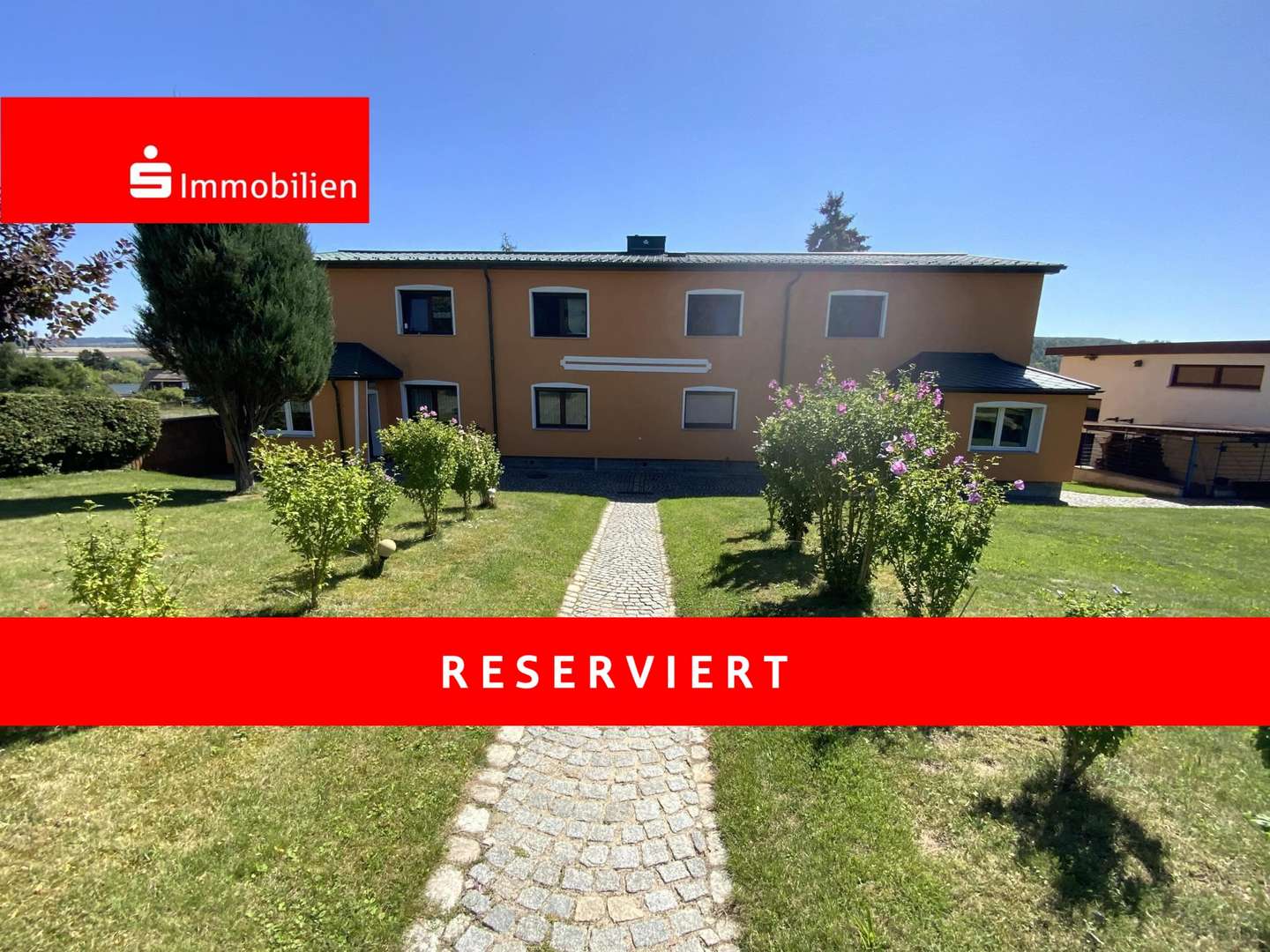 Vorderansicht Vorderansicht - Erdgeschosswohnung in 07333 Unterwellenborn mit 76m² kaufen