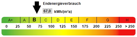 Kennwert Energieausweis - Erdgeschosswohnung in 07318 Saalfeld mit 121m² kaufen