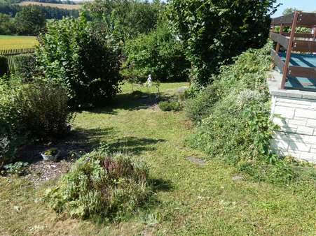 Ansicht Garten in südlicher Ausrichtung  - Haus in 07907 Schleiz mit 45m² kaufen