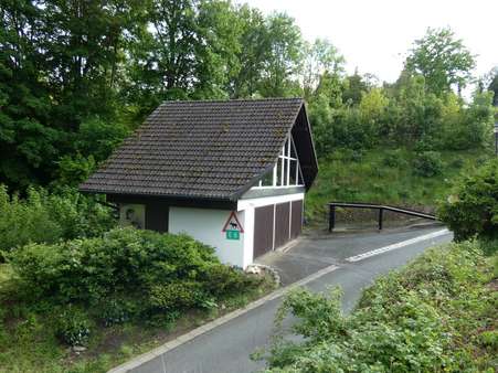 Ansicht Südost - Doppelgarage in 07366 Rosenthal mit 87m² kaufen