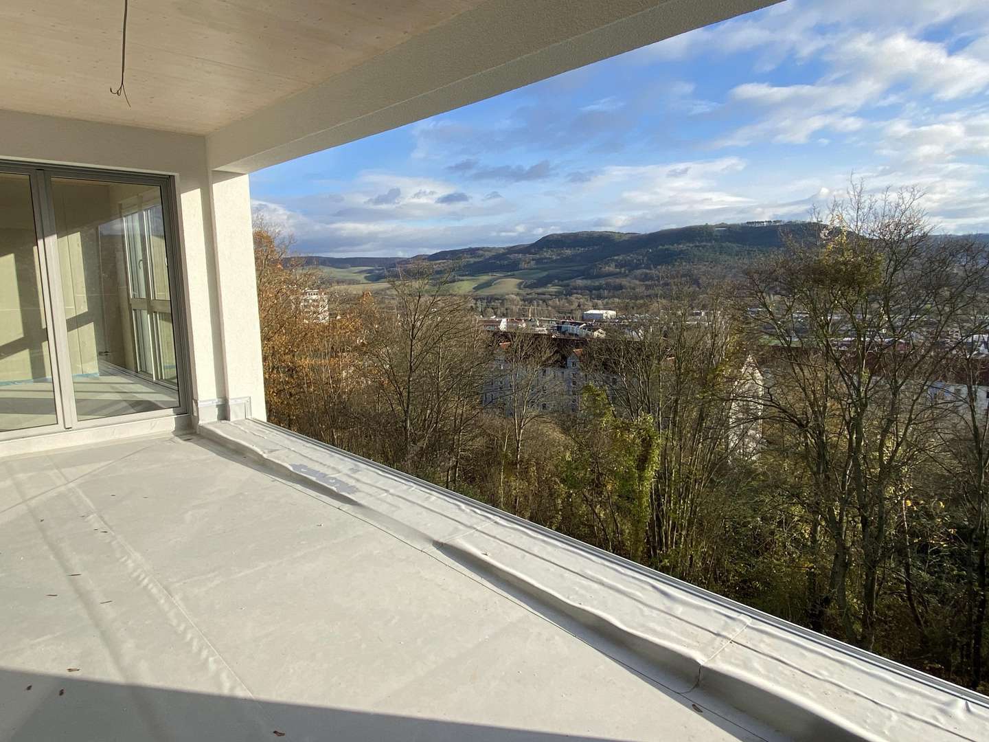 Blick vom Balkon in die Umgebung - Dachgeschosswohnung in 07743 Jena mit 135m² kaufen