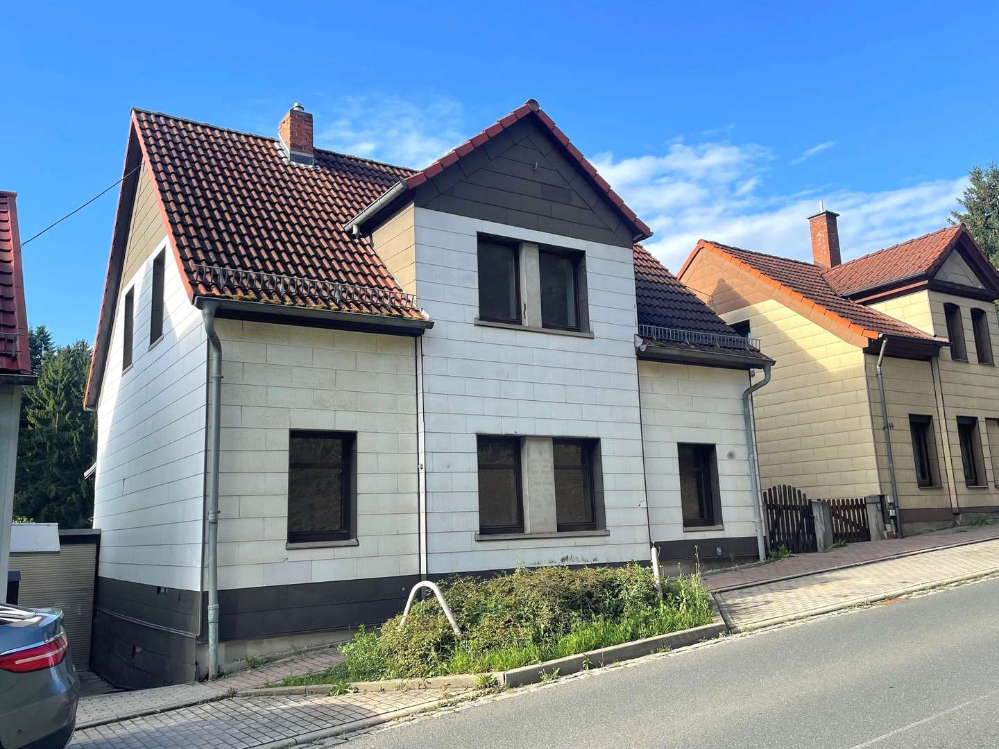 Straßenansicht Straßenansicht - Einfamilienhaus in 07607 Eisenberg mit 107m² kaufen