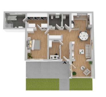 weitere Grundriss-Variante - Souterrain-Wohnung in 07743 Jena mit 94m² kaufen