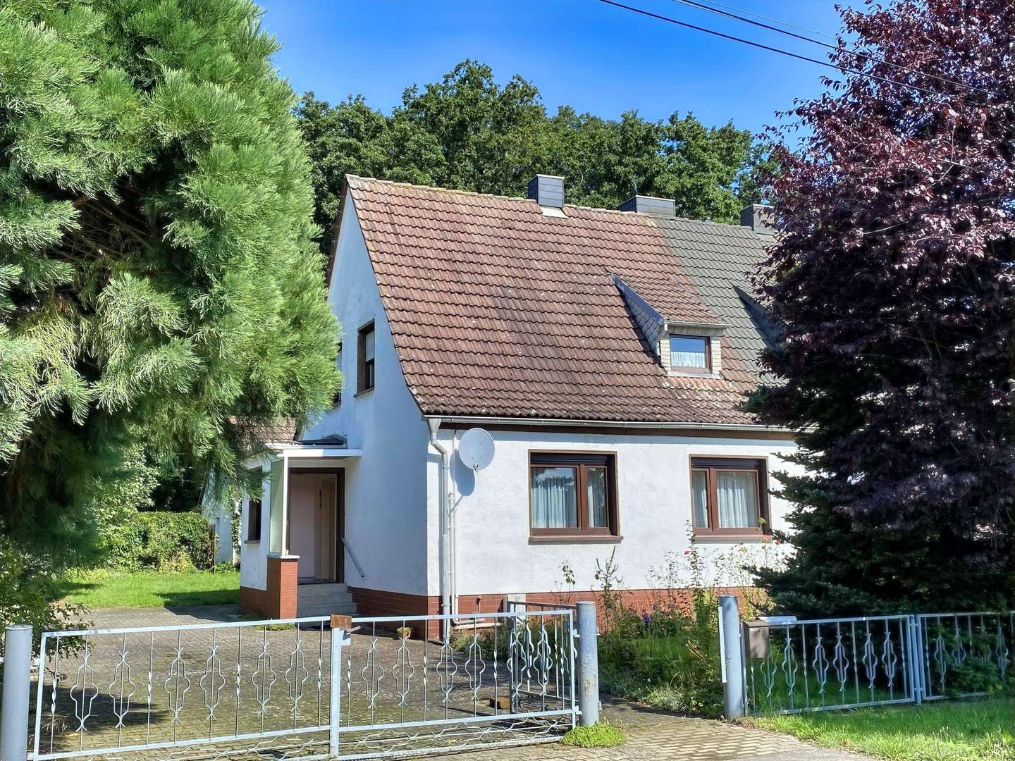 Außenansicht Außenansicht - Doppelhaushälfte in 07619 Mertendorf mit 80m² kaufen