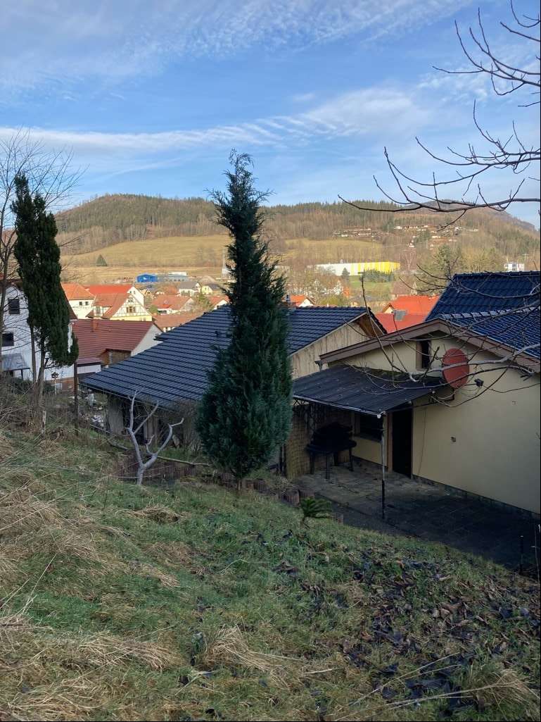 ...Ausblick vom oberen Grundstück