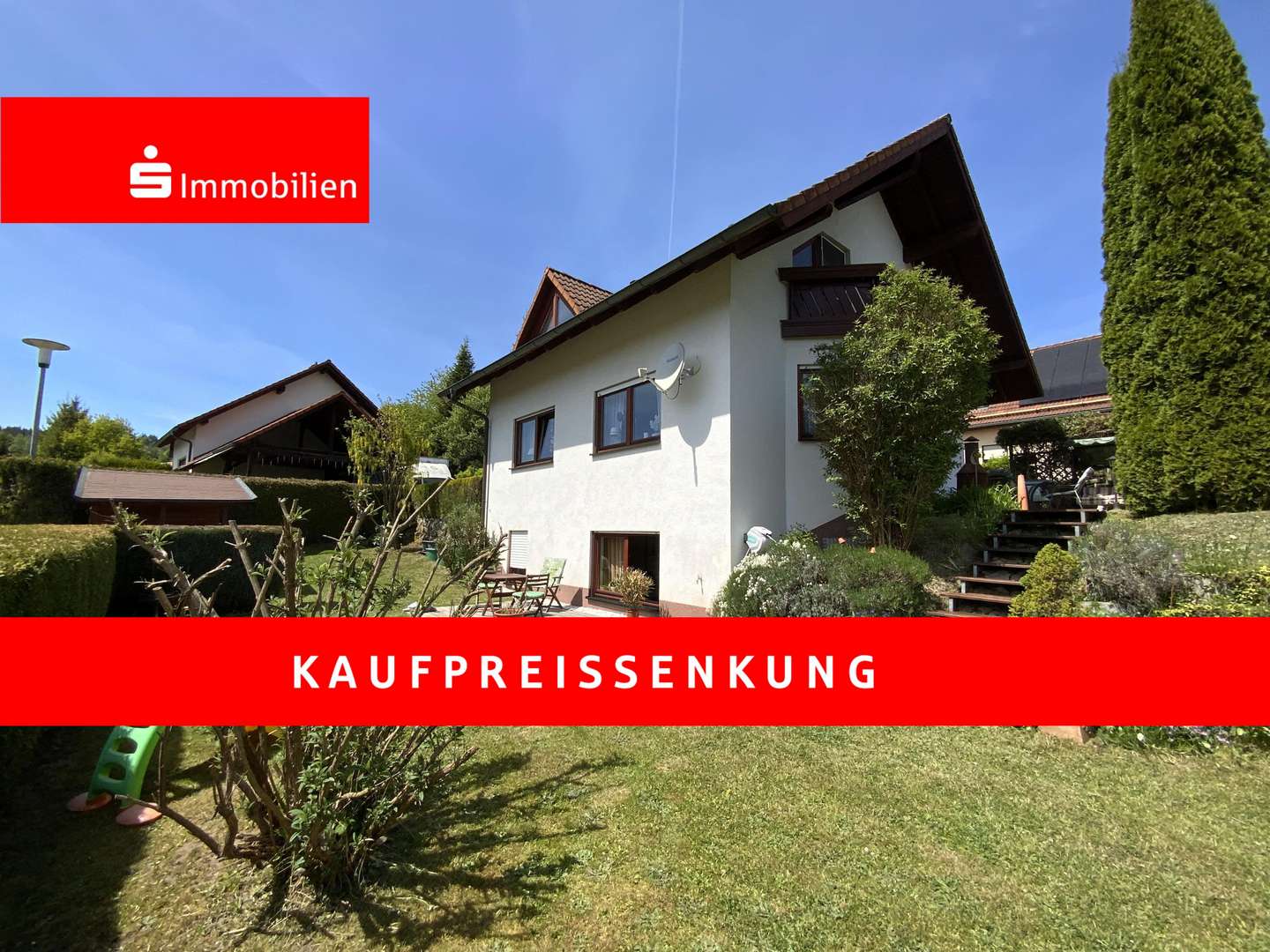 Ansicht vom Garten aus Ansicht vom Garten aus - Einfamilienhaus in 98553 Schleusingen mit 145m² kaufen