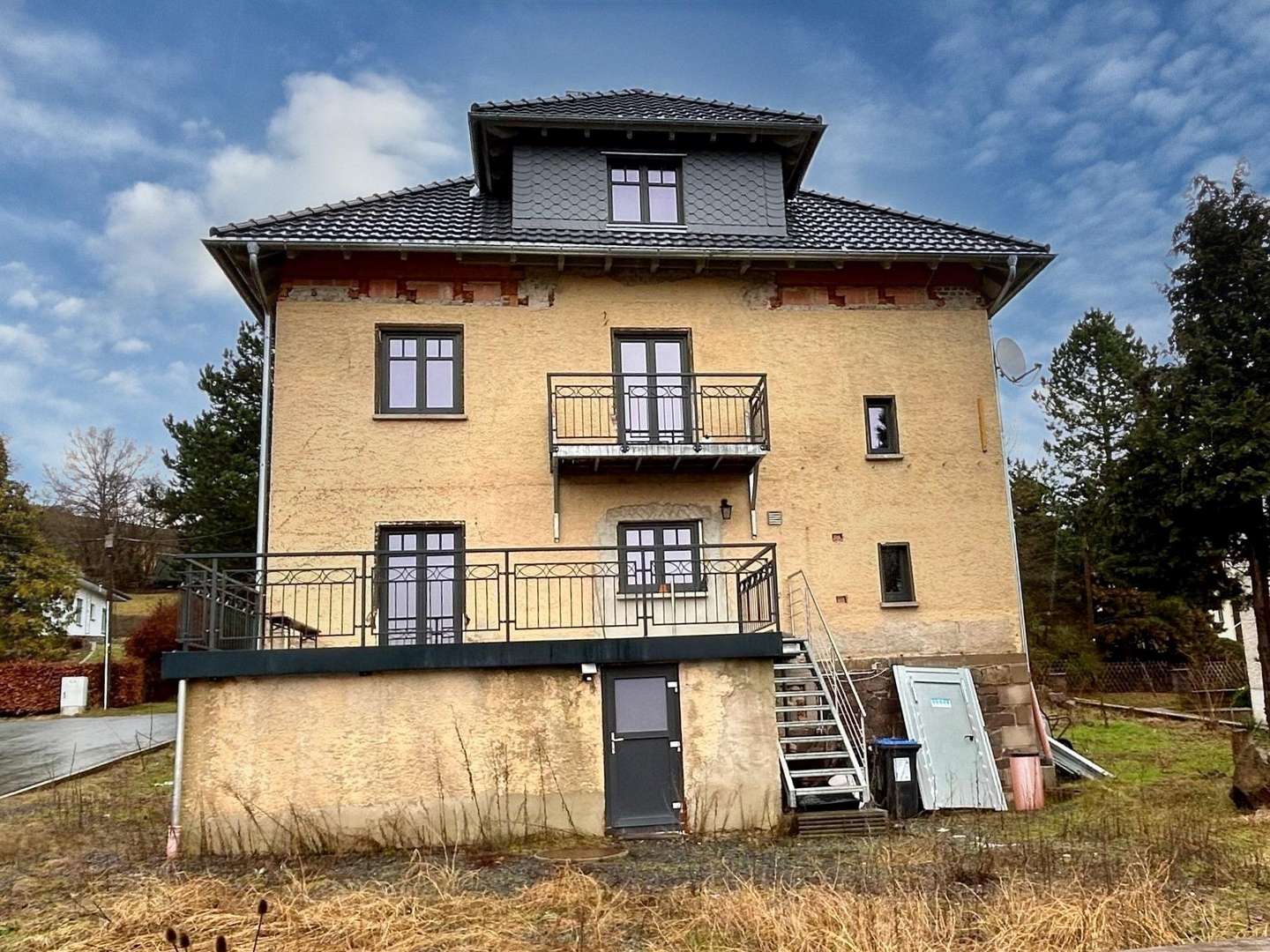 Blick vom Garten aus - Einfamilienhaus in 96524 Föritztal mit 130m² kaufen