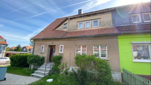 Frontansicht - Doppelhaushälfte in 02727 Ebersbach-Neugersdorf mit 98m² kaufen